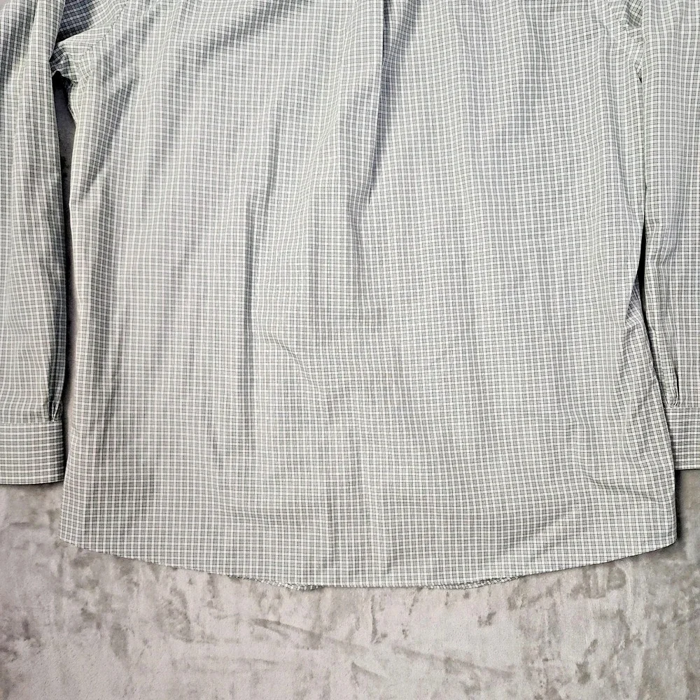 Brooks Brothers Regent Fit Cotton Polo Shirt Dress‎ Mens 17.5-36/7 Green Plaid
